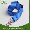 Cheap Custom design your own bule plain nylon lanyard no minimum order